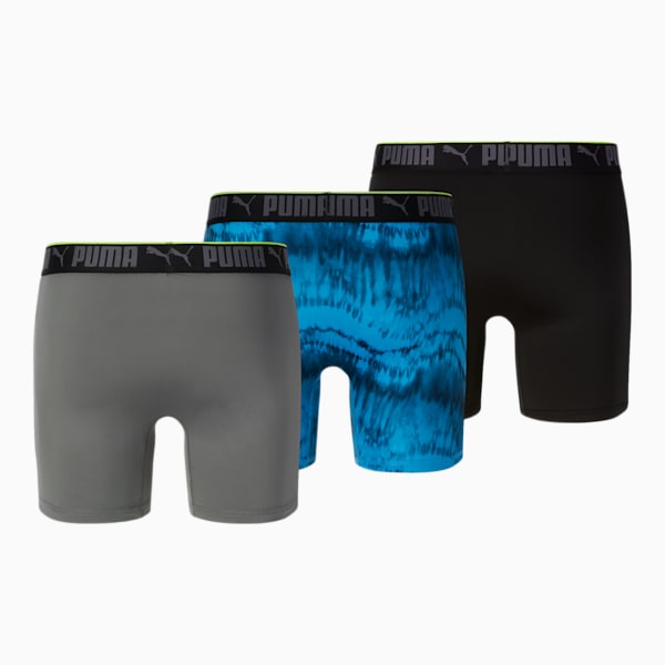 Men's Boxer Briefs [3 Pack], BLUE / BLACK, extralarge